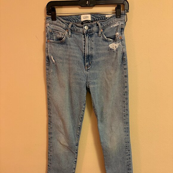Citizens of Humanity Olivia High Waist Slim Jeans (Chit Chat) - Picture 1 of 4